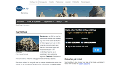 Desktop Screenshot of barcelona.storbytur.no